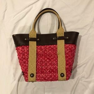 Straw and Leather Nordstrom Tote
